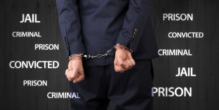 Man handcuffed