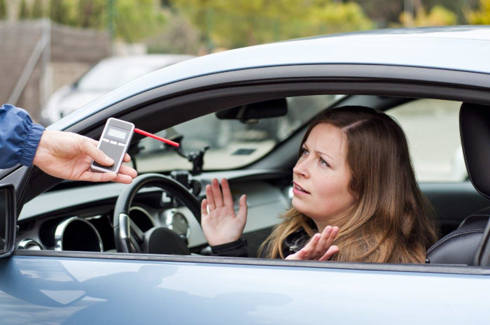 breathalyzer shown to driver