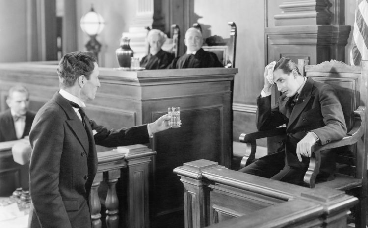 Men in courtroom