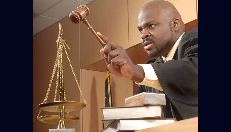 judge with gavel