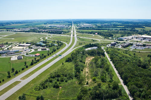 Aerial at IN-49 and US 30