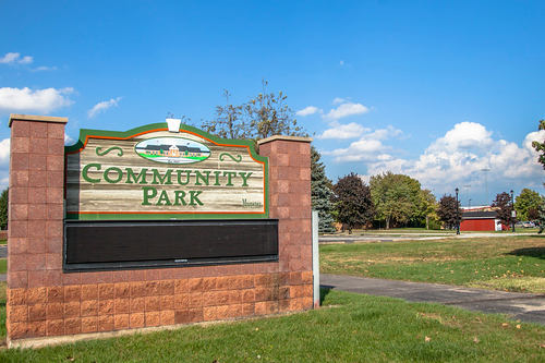 Munster, Indiana Community Park Sign
