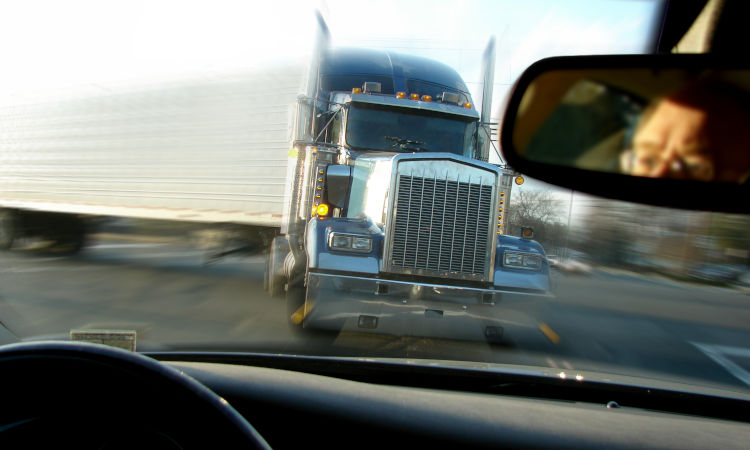 Imminent Crash With A Truck