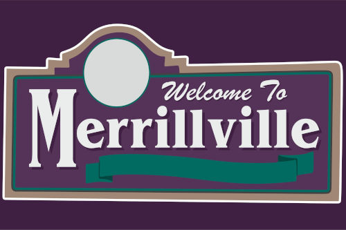 Merrillville sign