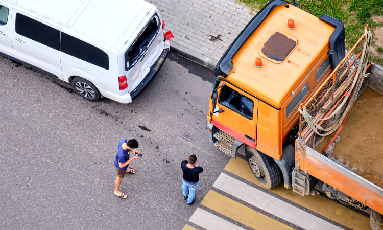 Accident with a Truck