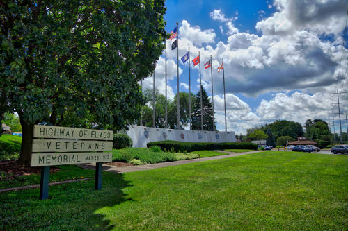 Highland, Indiana Highway of Flags Veterans Memorial