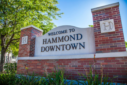 Hammond Downtown Sign